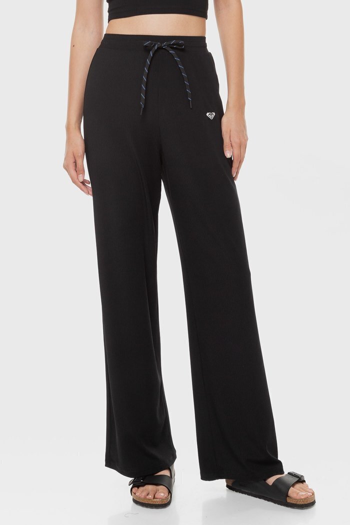 Roxy Rise Vibe Women's High-waisted Fabric Trousers with Elastic