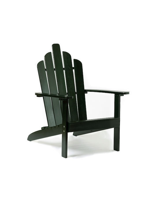 Wooden Outdoor Armchair Zuko Dark Green 67x84x91cm