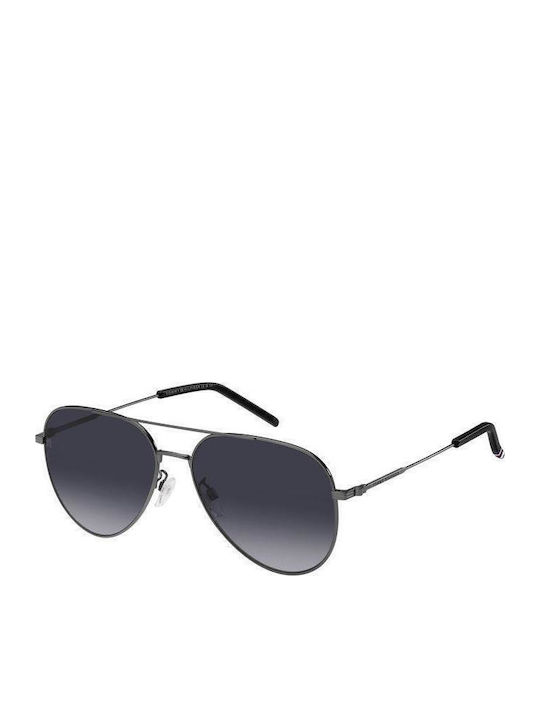 Tommy Hilfiger Men's Sunglasses with Gray Metal...