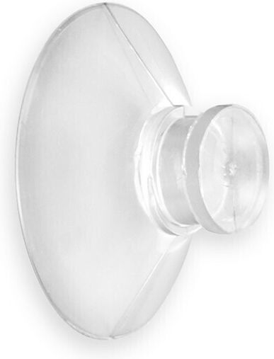 Inofix Single Wall-Mounted Bathroom Hook ​3.3x3.3cm Transparent
