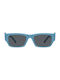 Scalini Sunglasses with Blue Plastic Frame and Gray Lens 1de51a6d9fbd