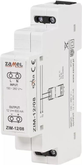 Zamel DIN-Schienen-Netzteil mit Ausgang 12V 16A