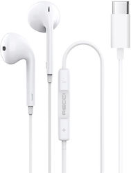 Recci Rep-l27 Безжични Стерео с жак USB-C Бял