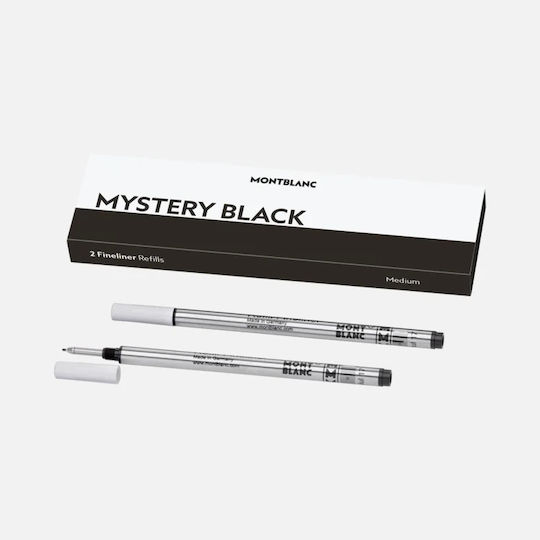 MontBlanc Mystery 2 Ανταλλακτικά Μελάνια για Πένα Medium Μαύρα