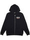 Black Hooded Cardigan