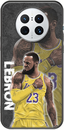 Nba Stars - Lebron James Umschlag Rückseite Silikon Mehrfarbig (Huawei Mate 50 Pro)
