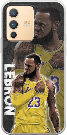 Nba Stars - Lebron James Back Cover Silicon Multicolor (Vivo V23 5G)