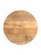 vidaXL Round Table Surface made of Solid Wood in Brown Color 50x50x2.5cm 370060 1pcs