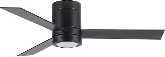 Luma Ανεμιστήρας Οροφής 117cm με Φως Μαύρος