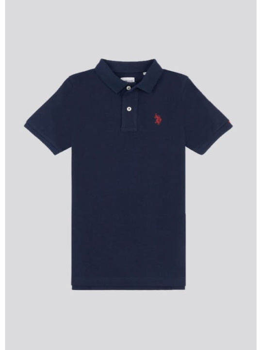 U.S. Polo Assn. Kids Polo Short Sleeve Blue