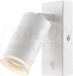Tracon Electric Leuchte Wand Weiß 6cm