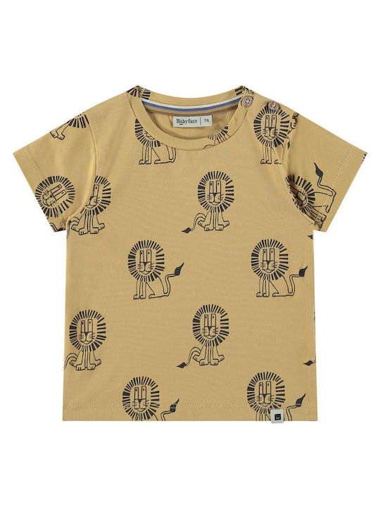 Babyface Kids Blouse Short Sleeve Beige