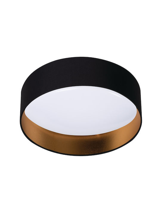 Kanlux Deckenleuchte 17.5cm Schwarz mit Integrierter LED