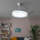 InnovaGoods Blalefan V0103857 Ventilator de tavan 40cm cu lumină și telecomandă Alb