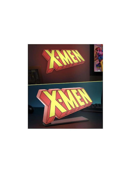 Paladone Kinder Tischlampe X-men mit Projektor Thema Entwürfe Farbwechsel 30x10cm