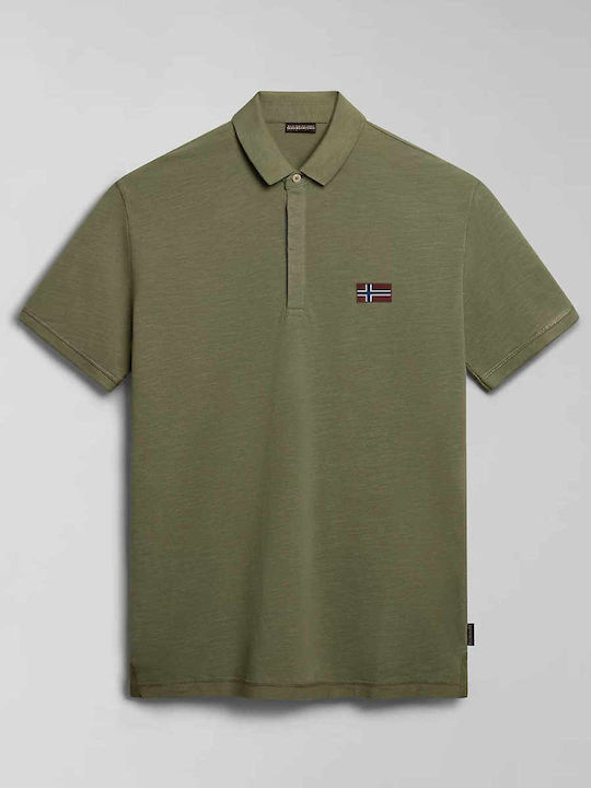 Napapijri Herren Shirt Polo Khaki