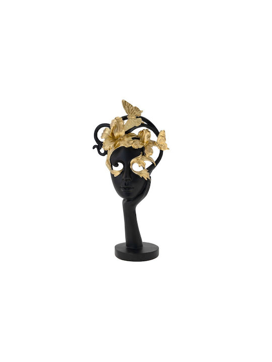 Zen Collection Decorativă Bust din Material Ceramic 15.5x9x29.7cm 1buc