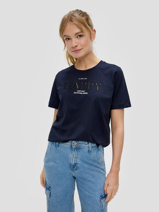 S.Oliver Γυναικείο T-shirt Navy