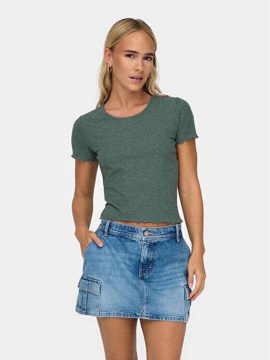 Only Emma Women's T-shirt Green