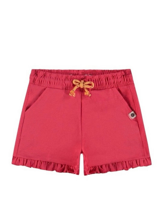 Șort/Salopetă Copii din Material Textil roșu