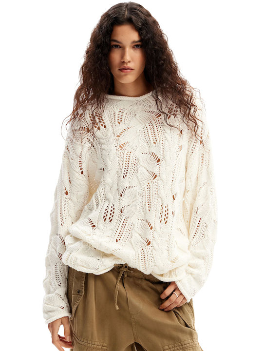 Desigual Damen Pullover Beige