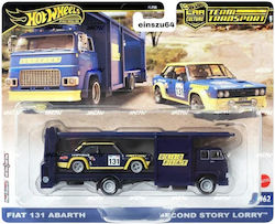 Hot Wheels Toy Car Fiat 131 Abarth Second Story Lorry for 3++ Years
