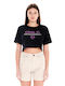 Women's Crop T-shirt Black