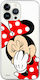 Case Apple Iphone 15 Pro Minnie 006 Disney Partial Print Transparent