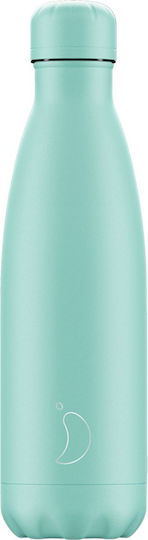 Chilly's Original Series All Pastel Thermos Bottle Stainless Steel BPA Free 500ml Green