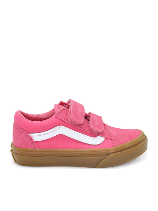 Vans OLD SKOOL V Παιδικά Sneakers με Σκρατς Ροζ