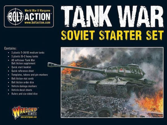 Warlord Games Φιγούρα Μοντελισμού Τανκ με Κόλλα και Χρώματα