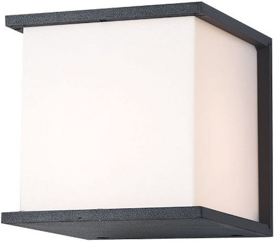 Zambelis Lights Επιτοίχιο Εξωτερικό Φωτιστικό E27 IP54 16.5x16.5x17.1εκ.