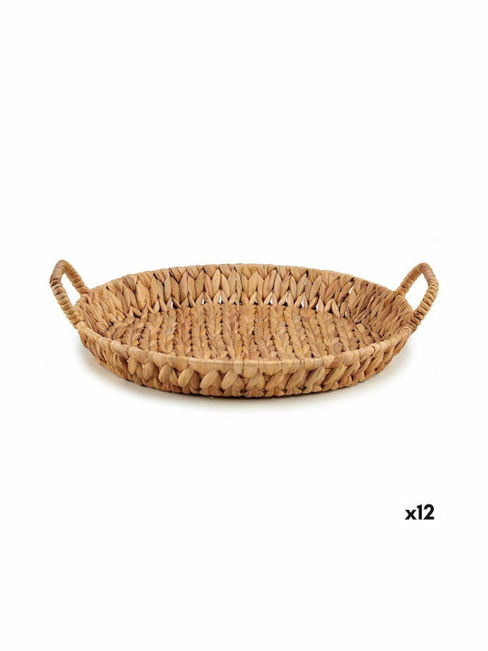 Set of Decorative Baskets Metal with Handles Brown 41.5x10.5x38cm 12pcs Gift Decor