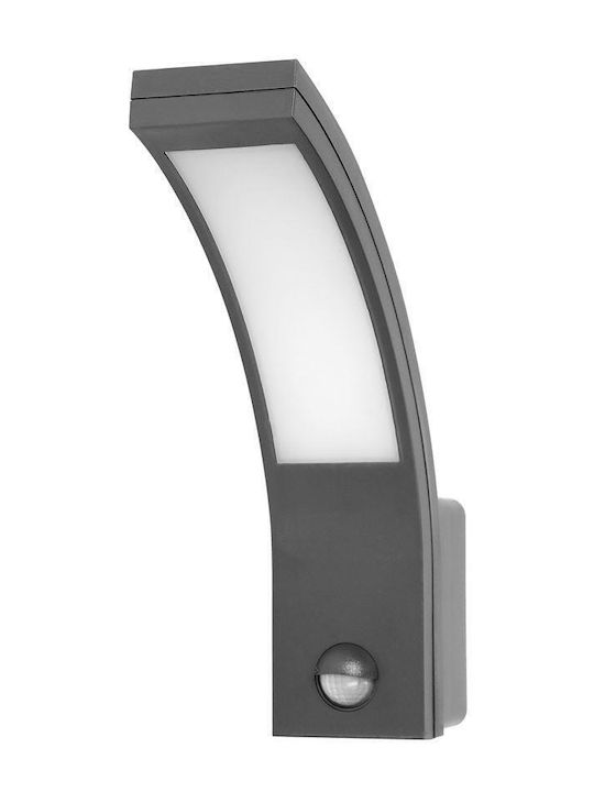 Adviti Wall-Mounted Outdoor Light LED IP54 10W with Natural White Light