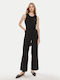 Women's Sleeveless One-piece Suit Black