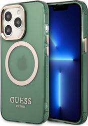 Guess Outline Translucent Χακί / Χρυσό (iPhone 13 Pro) Guess Outline Translucent Χακί / Χρυσό (iPhone 13 Pro)