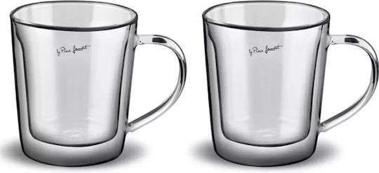 Lamart Vaso Set of Cups Coffee Porcelain Brown 350ml 2pcs