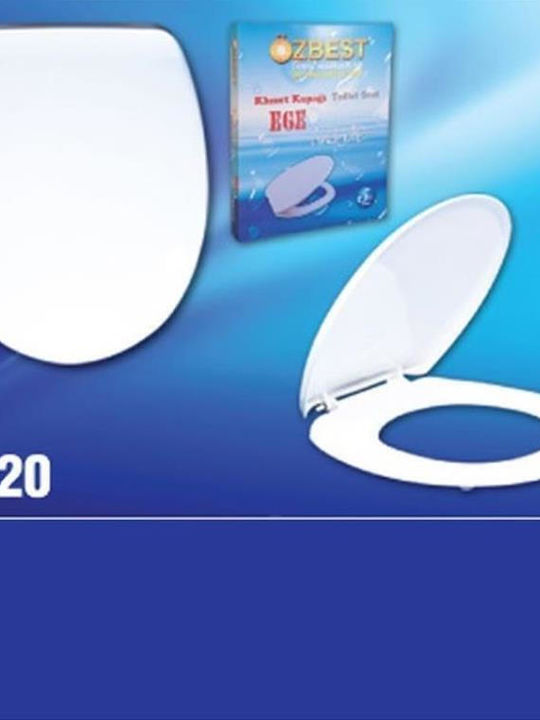 Κάλυμμα Toilettenbrille Kunststoff Weiß