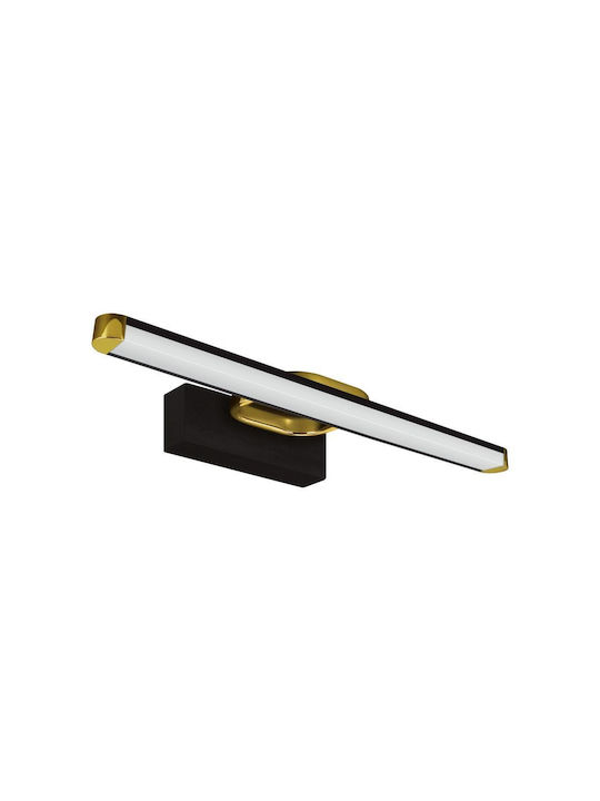 Ideus Classic Lamp Wall with Integrated LED and Natural White Light Black 5cm