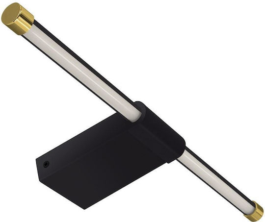 Ideus Класически Осветително тяло За стена с вграден LED Черен 39.5см.