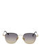 Eyepetizer Women's Sunglasses with Gold Metal Frame and Gray Gradient Lens ATACAMA-C.4-A-19-49