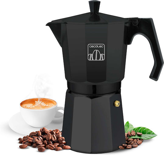 Cecotec Mokclassic Cafetieră Pentru Plită Espresso 9 Căni Neagră