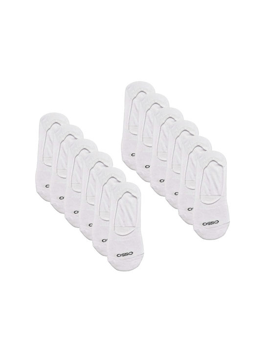 12 Pairs of White Organic Cotton Socks Osso Company