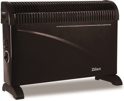 Zilan Θερμοπομπός Δαπέδου 2000W Μαύρο