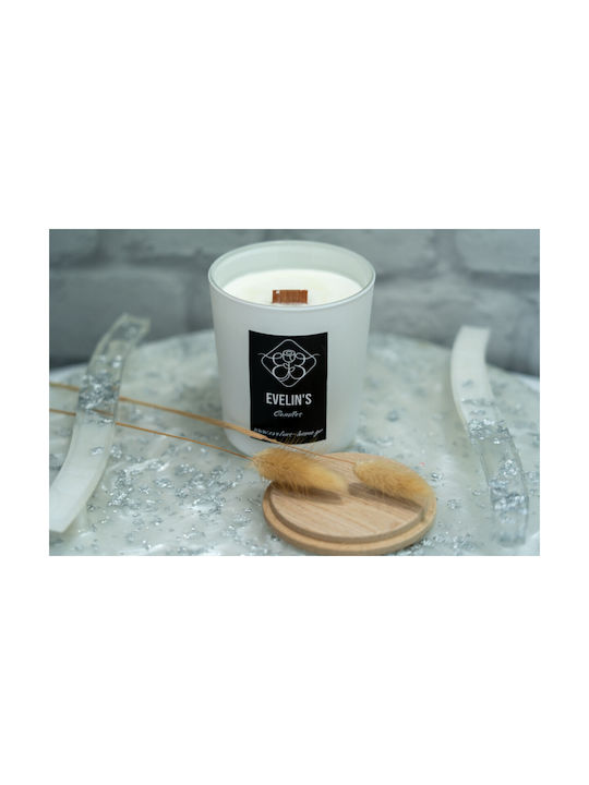 Scented Soy Candle Jar White 1pcs