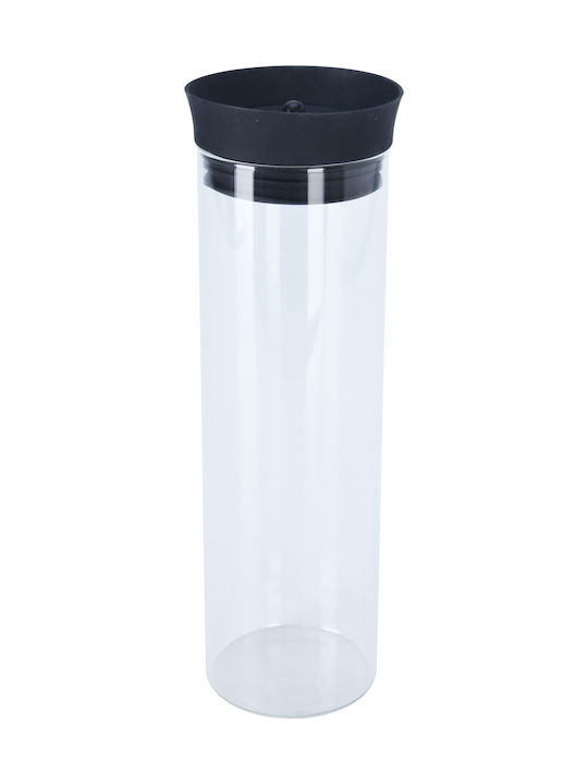 Excellent Houseware Flasche Wasser Glas mit Schraubverschluss Transparent 1000ml Excellent Houseware Flasche Wasser Glas mit Schraubverschluss Transparent 1000ml