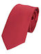 Silk Tie Octopus Red Solid Color 7,5 Hm