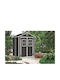 Πλαστική Αποθήκη Κήπου Manor Μαύρη Μ1.85xΠ1.52xΥ2.26m