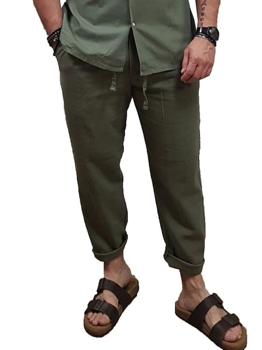 Vittorio Artist Herrenhose Khaki