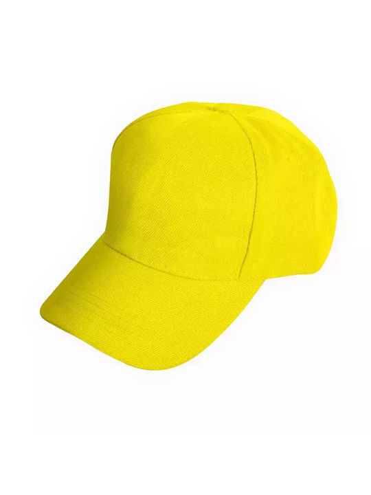 Mercan Kids' Hat Jockey Fabric Yellow